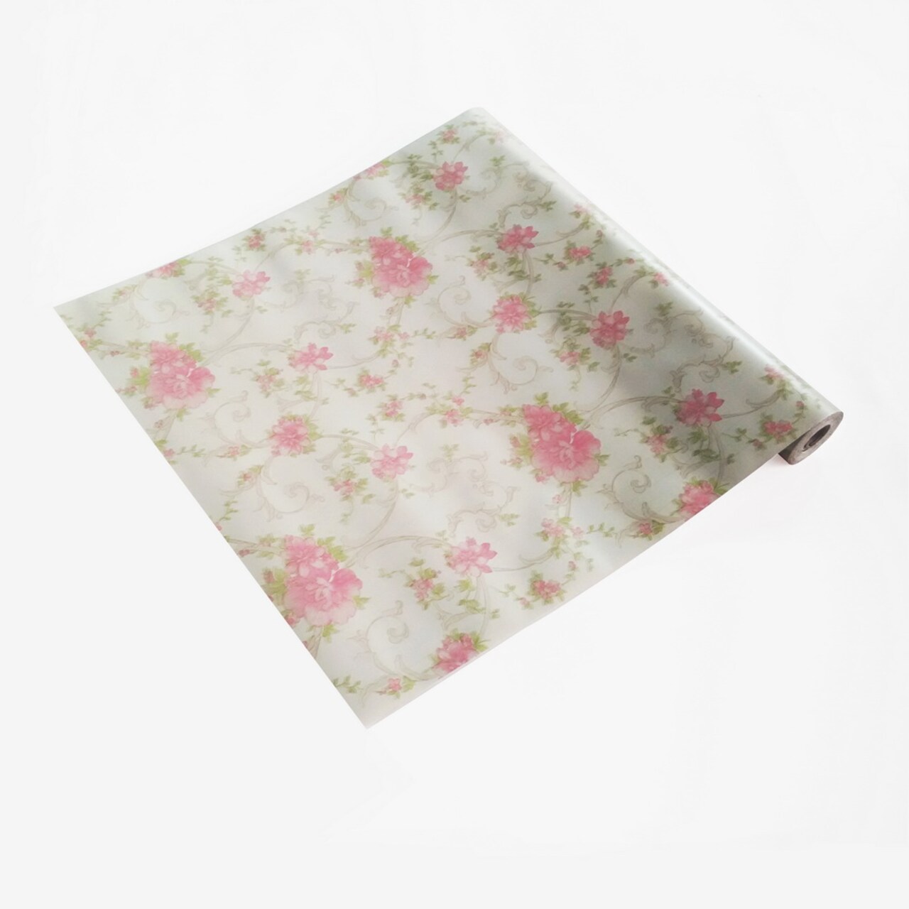 Pink Rose Peel & Stick Floral Vinyl Wallpaper for Home Makeover